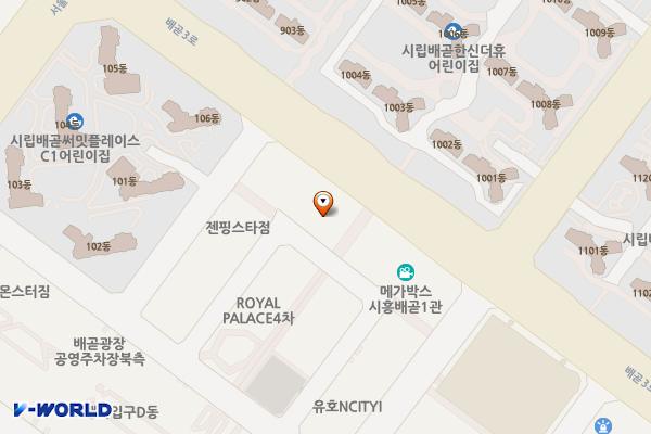 센터프라자2 위치 지도 — 경기도 시흥시 배곧3로 86