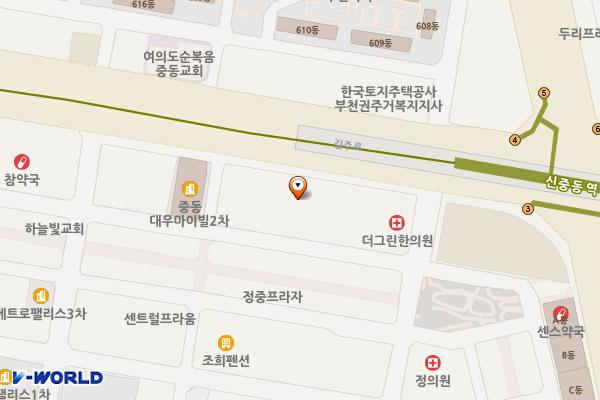 프리머스 부천타워 위치 지도 — 경기도 부천시 원미구 길주로 280