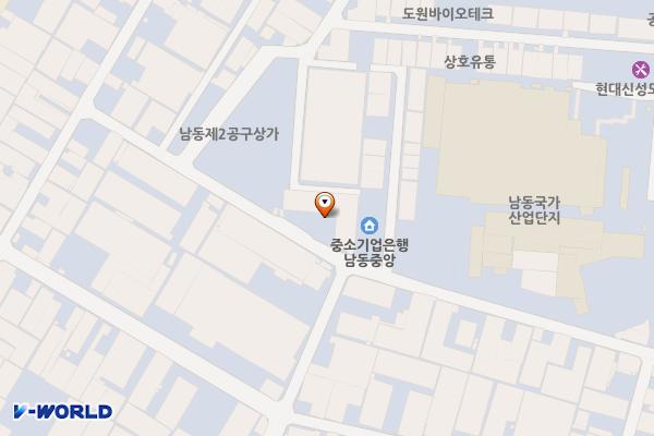 산영유통상가 위치 지도 — 인천광역시 남동구 논현고잔로109번길 84
