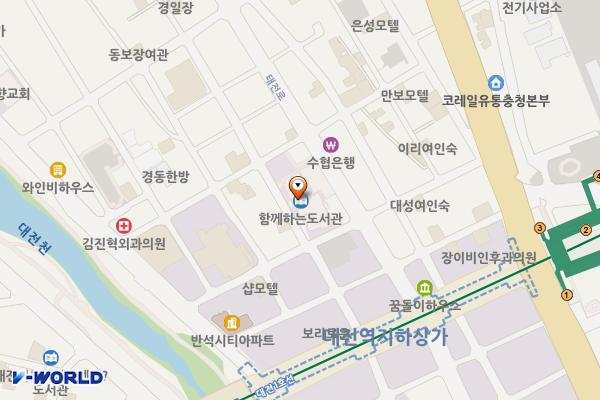 대전제일교회 위치 지도 — 대전광역시 동구 대전로813번길 34