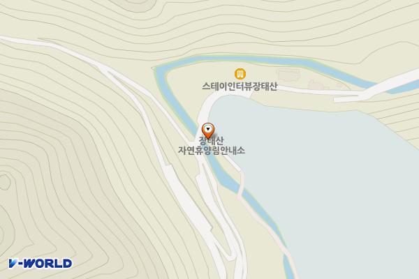 장태산자연휴양림 위치 지도 — 대전광역시 서구 장안로 461