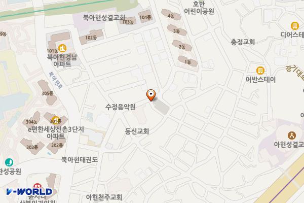 북아현동 제2공영 위치 지도 — 서울특별시 서대문구 북아현로6길 60