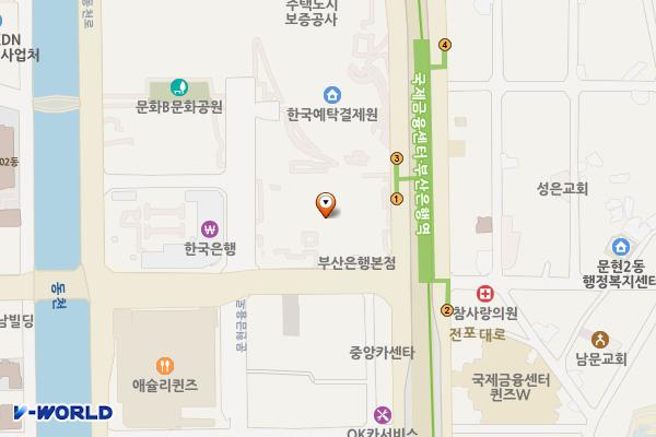 부산은행 본점 위치 지도 — 부산광역시 남구 문현금융로 30