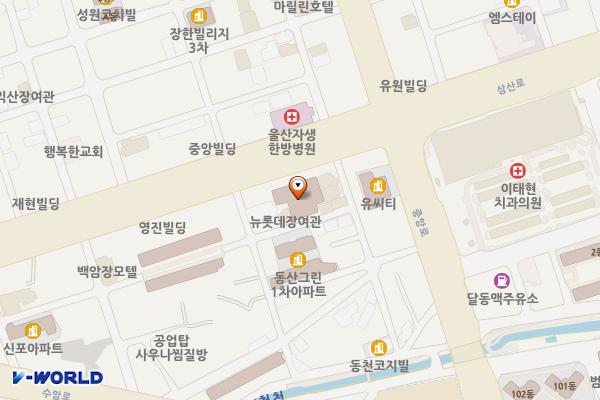 신정 오펠리움 플러스 위치 지도 — 울산광역시 남구 삼산로 50