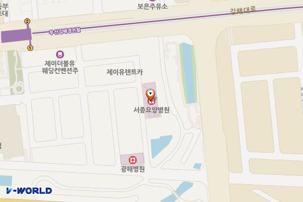 서종요양병원 위치 지도 — 경상남도 김해시 김해대로2492번길 54-7