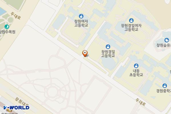 경일고등학교_HU 위치 지도 — 경상남도 창원시 성산구 두대로 165