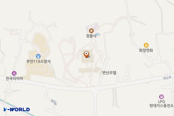 부안관광호텔 위치 지도 — 전북특별자치도 부안군 행안면 변산로 70-7