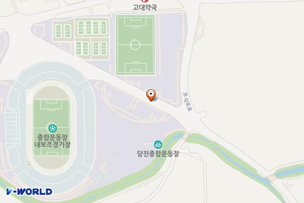 당진 종합운동장 위치 지도 — 충청남도 당진시 고대면 고대로 33