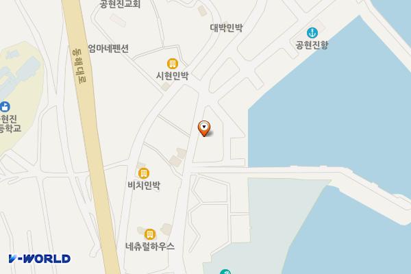 고성 공현진해변 주차장 위치 지도 — 강원특별자치도 고성군 죽왕면 공현진리 431-20