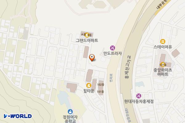홍은2동 제3공영 위치 지도 — 서울특별시 서대문구 연희로39길 12