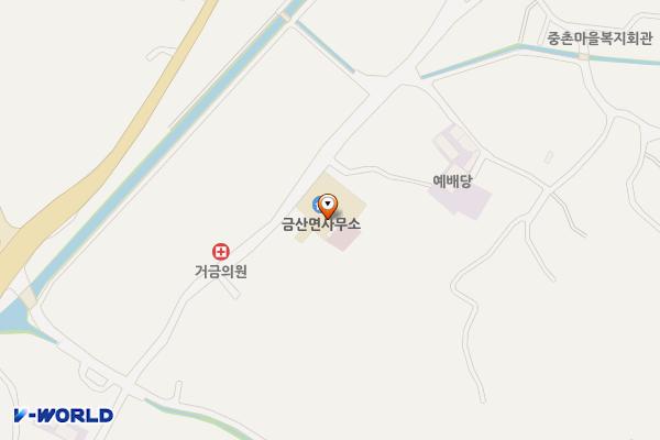 고흥 금산면사무소 위치 지도 — 전남광주통합특별시 고흥군 금산면 거금중앙길 84