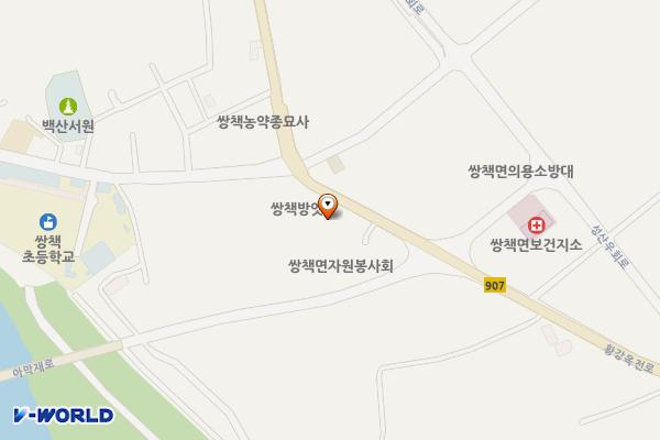 합천 박물관마을 힐링센터 위치 지도 — 경상남도 합천군 쌍책면 황강옥전로 1620