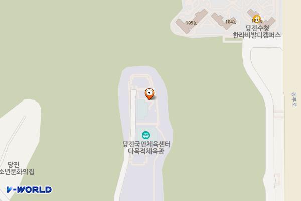 당진 국민체육센터 위치 지도 — 충청남도 당진시 시청1로 30