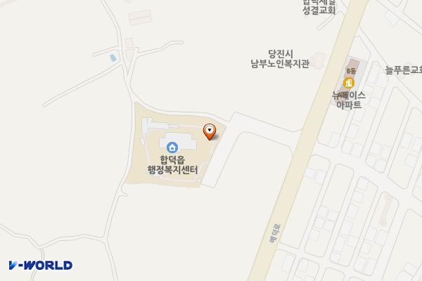 당진 합덕읍 행정복지센터 위치 지도 — 충청남도 당진시 합덕읍 예덕로 403