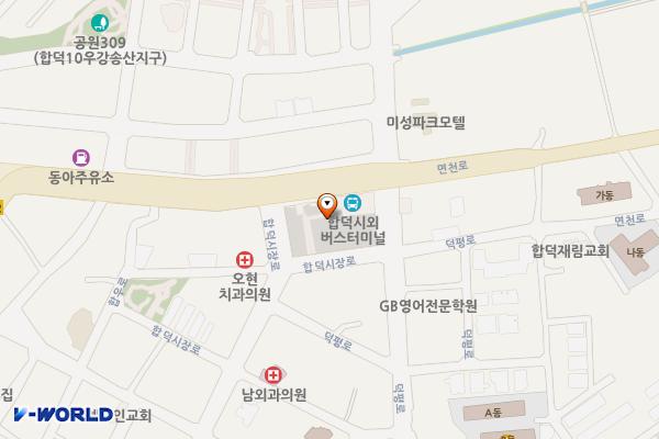 당진 합덕택시주차장 위치 지도 — 충청남도 당진시 합덕읍 면천로 1724