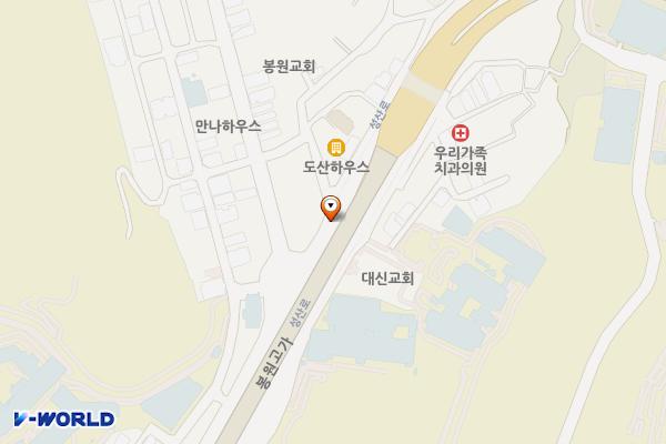 신촌동 봉원고가 하부 공영 위치 지도 — 서울특별시 서대문구 대신동 143-31