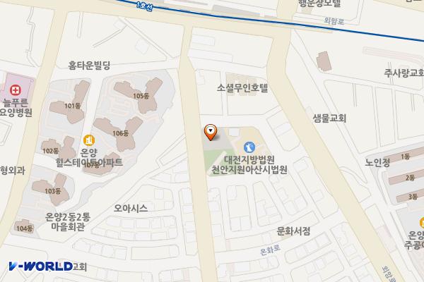 아산 온천동 제2공영주차장 위치 지도 — 충청남도 아산시 용화로76번길 25