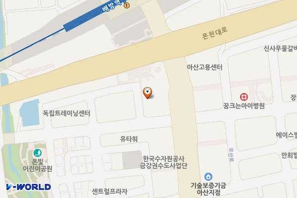 아산 배방읍 공수리 제2공영주차장 위치 지도 — 충청남도 아산시 배방읍 배방로14번길 6