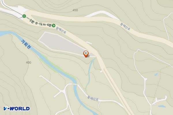 합천 덕만주차장 위치 지도 — 경상남도 합천군 가회면 황매산로 843