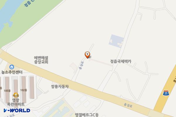 한국교통안전공단 정읍자동차검사소 위치 지도 — 전북특별자치도 정읍시 해평복룡길 11