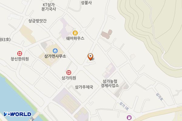 합천 삼가면 공영주차장 위치 지도 — 경상남도 합천군 삼가면 삼가중앙길 38
