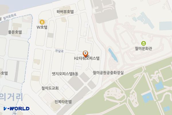 월미도 위치 지도 — 인천광역시 중구 반달로 20