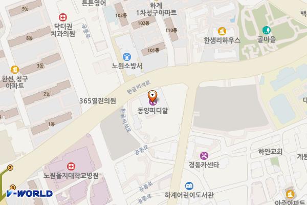 한국교통안전공단 노원자동차검사소 위치 지도 — 서울특별시 노원구 공릉로62길 41