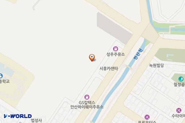 한국교통안전공단 안산자동차검사소 위치 지도 — 경기도 안산시 상록구 안산천서로6길 16