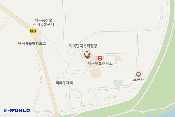 합천 덕곡면사무소 위치 지도 — 경상남도 합천군 덕곡면 율지2길 5