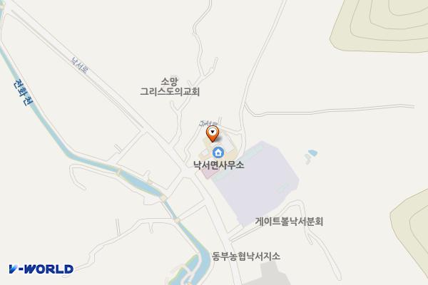 의령 방계마을회관 주차장 위치 지도 — 경상남도 의령군 낙서면 낙서로 509-3