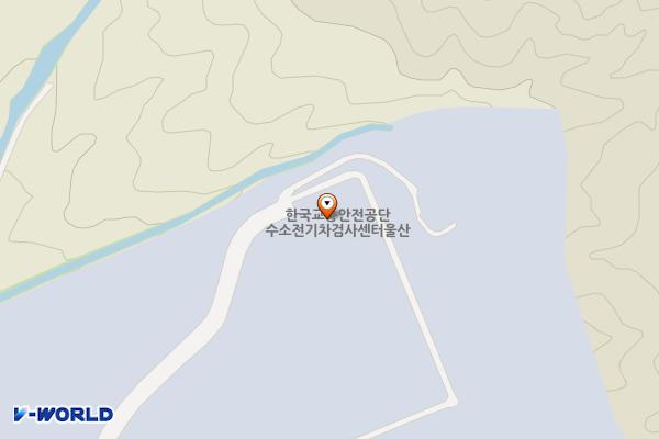 한국교통안전공단 울산수소전기차검사센터 위치 지도 — 울산광역시 북구 중산공업로 336