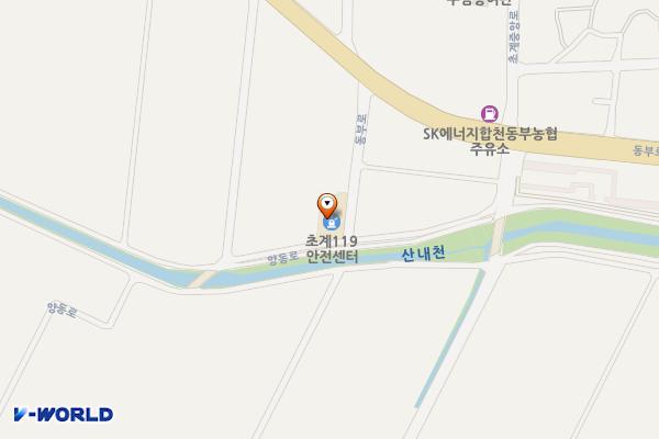합천 초계119안전센터 위치 지도 — 경상남도 합천군 초계면 양동로 6-16