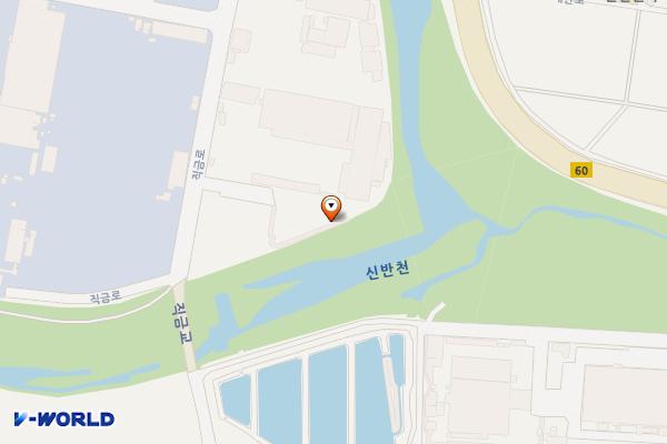 의령 동부지역 농공단지 근로자 기숙사 위치 지도 — 경상남도 의령군 봉수면 직금로 280