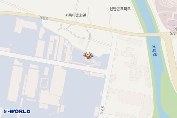 의령 동부지역 농공단지 구내식당 위치 지도 — 경상남도 의령군 봉수면 한지18길 83