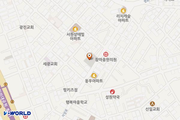 광진 구의2 주택가공동 위치 지도 — 서울특별시 광진구 자양로 307