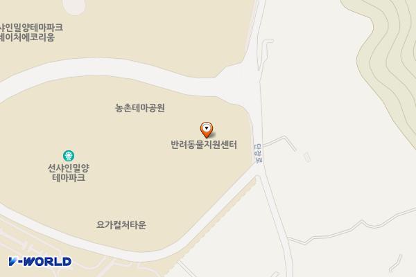 밀양 농축임산물주차장 위치 지도 — 경상남도 밀양시 단장면 관광단지1길 51