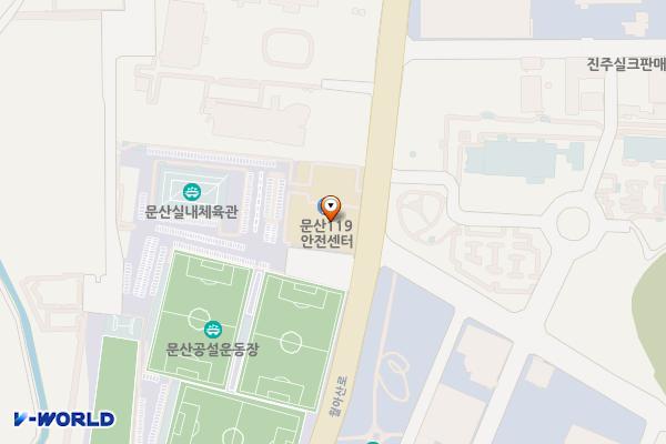 진주 문산실내체육관 위치 지도 — 경상남도 진주시 문산읍 월아산로 973