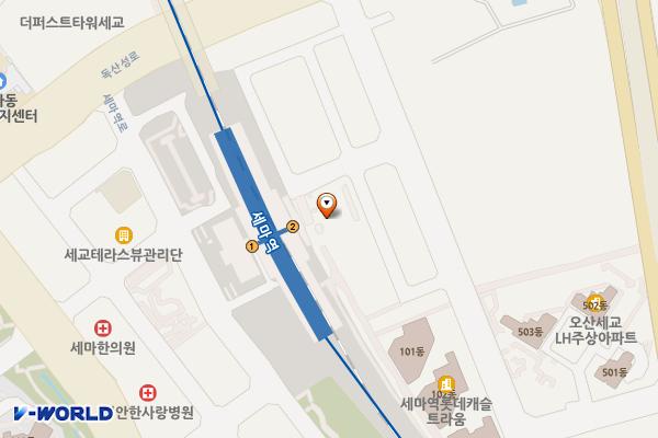 오산 세마역 환승주차장 위치 지도 — 경기도 오산시 경기대로761번길 36