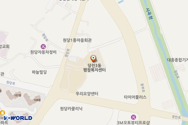 당진3동 행정복지센터 위치 지도 — 충청남도 당진시 원당로 86