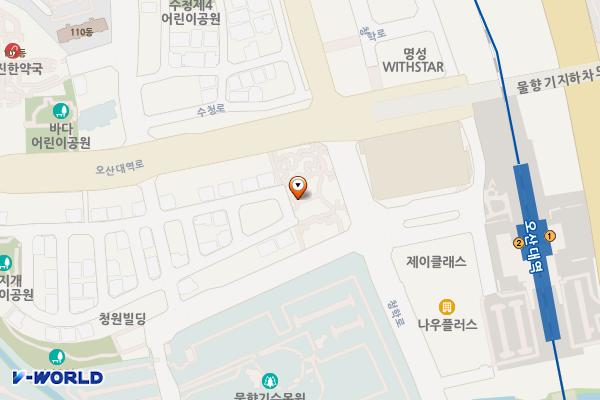 오산대역 환승주차장 위치 지도 — 경기도 오산시 오산대역로132번길 45