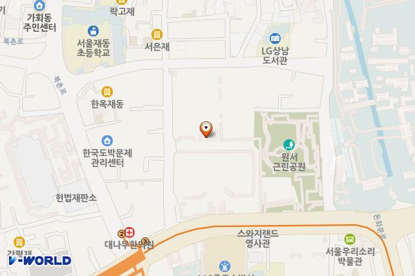 현대 계동사옥 스포츠동 2 위치 지도 — 서울특별시 종로구 율곡로 75