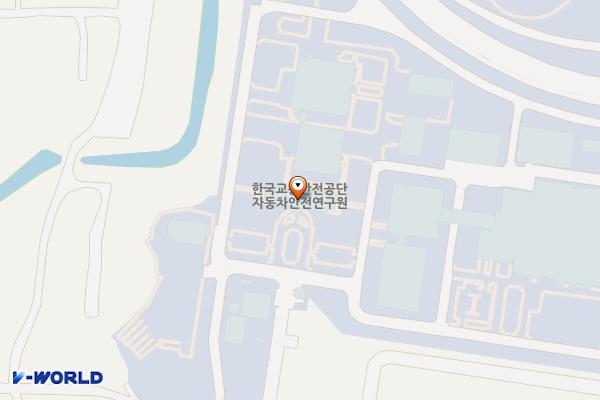 한국교통안전공단 자동차안전연구원 위치 지도 — 경기도 화성시 송산면 삼존로 200