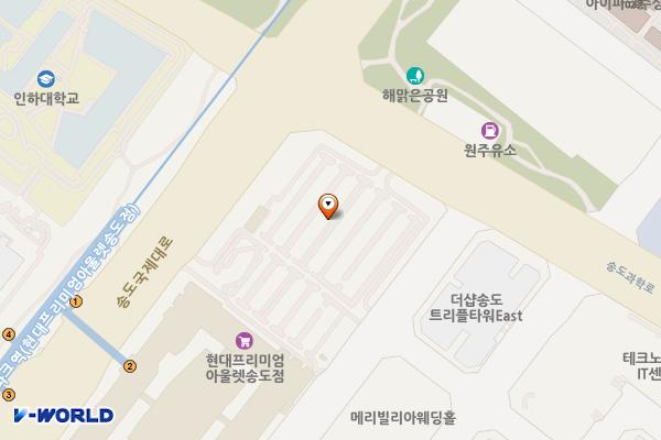 현대프리미엄아울렛 송도점 위치 지도 — 인천광역시 연수구 송도국제대로 123