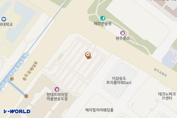 현대프리미엄아울렛 송도점 위치 지도 — 인천광역시 연수구 송도국제대로 123