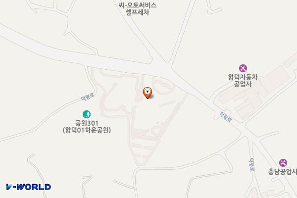 당진 남부문화스포츠센터 위치 지도 — 충청남도 당진시 합덕읍 굴미1길 222