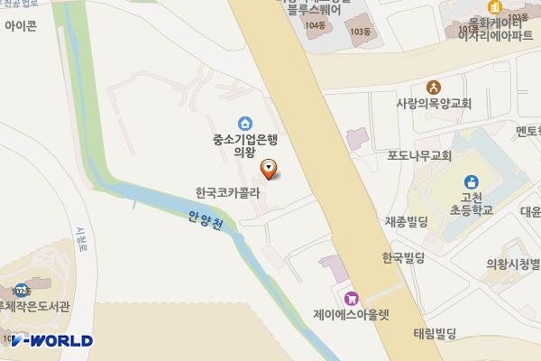 기아 의왕 서비스센터 위치 지도 — 경기도 의왕시 경수대로 249