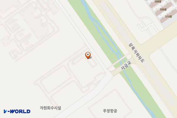 인천공항 자원회수시설 주차장 위치 지도 — 인천광역시 영종구 영종해안북로 1050번길 78-19
