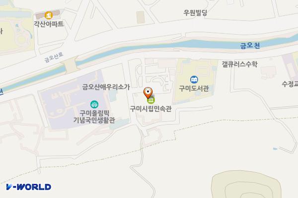 구미시 노인종합복지관 위치 지도 — 경상북도 구미시 원평동 460-1