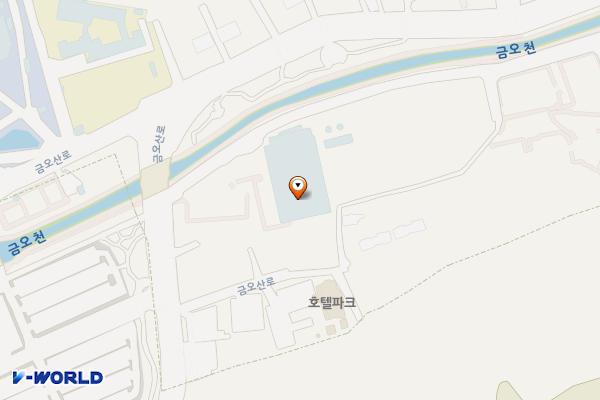 구미시 금오테니스장 위치 지도 — 경상북도 구미시 남통동 136-2
