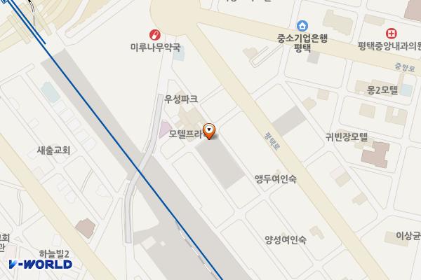 평택시 평택동 공영 위치 지도 — 경기도 평택시 평택로75번길 12
